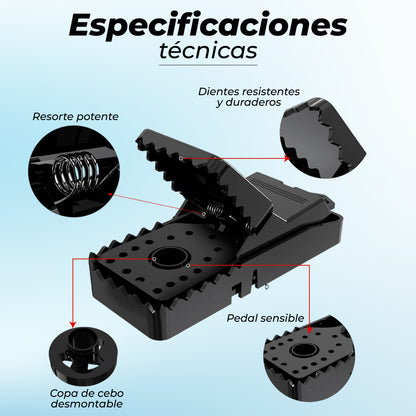 Incluye 5 Trampas + Cebo Irresistible