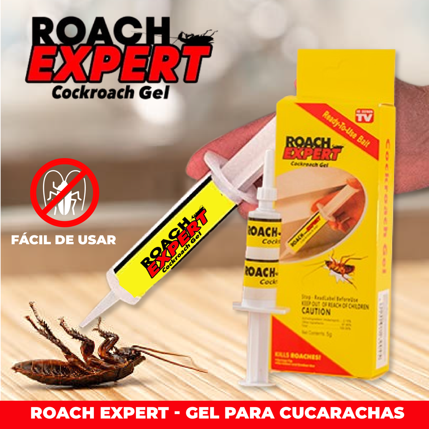 Roach expert - Gel para cucarachas listo para usar