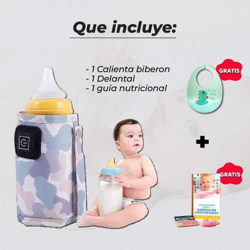 Calienta Biberón ® + Delantal bebé (Gratis)