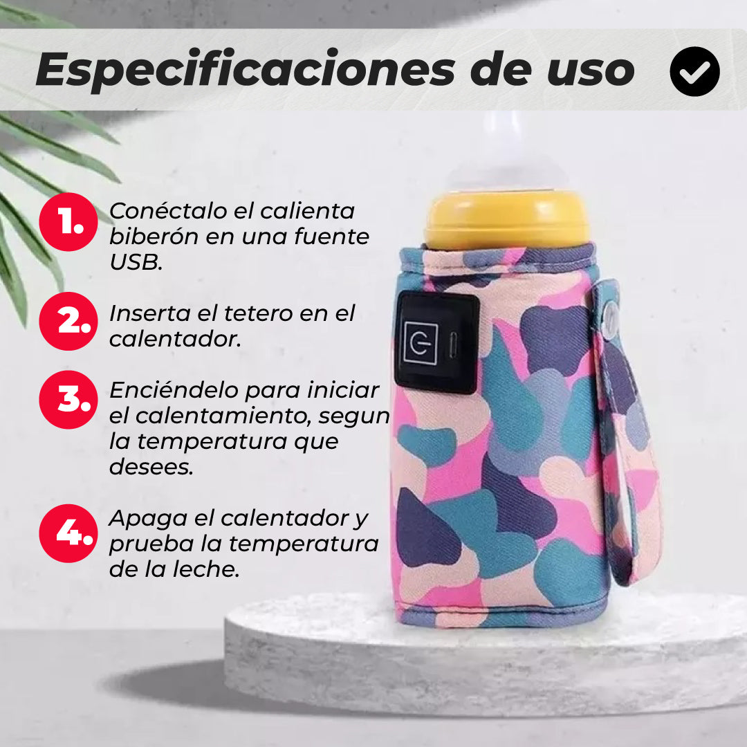 Calienta Biberón ® + Delantal bebé (Gratis)