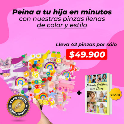 Magic Clips®: Ganchos de Cabello para Niñas