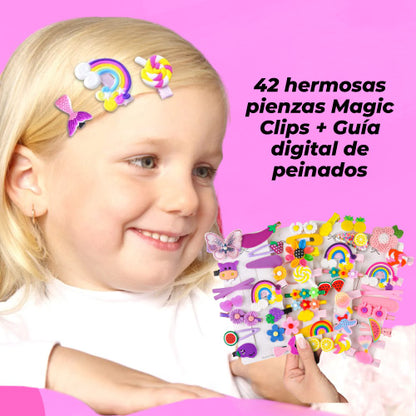 Magic Clips®: Ganchos de Cabello para Niñas